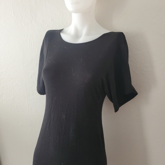 Lux || Little Black Dress Plunging Back Size XS - Picture 3 of 7